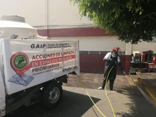 OOSL mantiene ininterrumpidamente acciones de limpieza preventiva contra el Covid-19