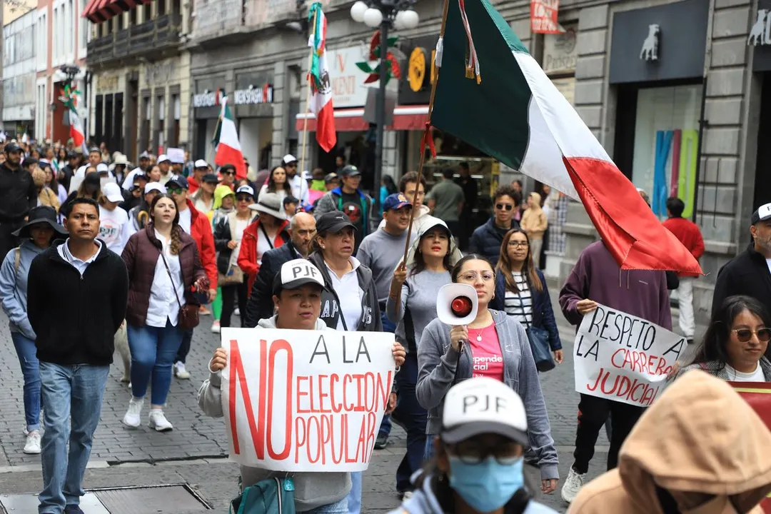 Marcha Poder Judicial Pue