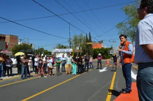 Entrega José Juan Espinosa nueva vialidad en Cholula
