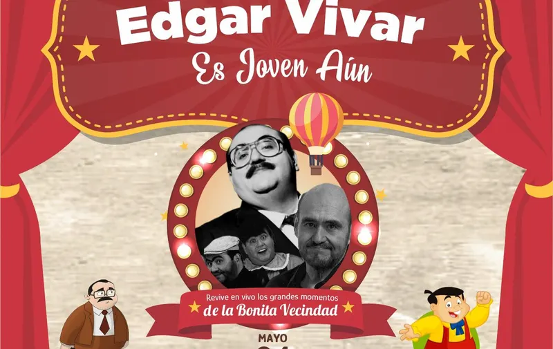 Edgar Vivar llega este 04 de mayo al Pueblo Mágico de Atlixco