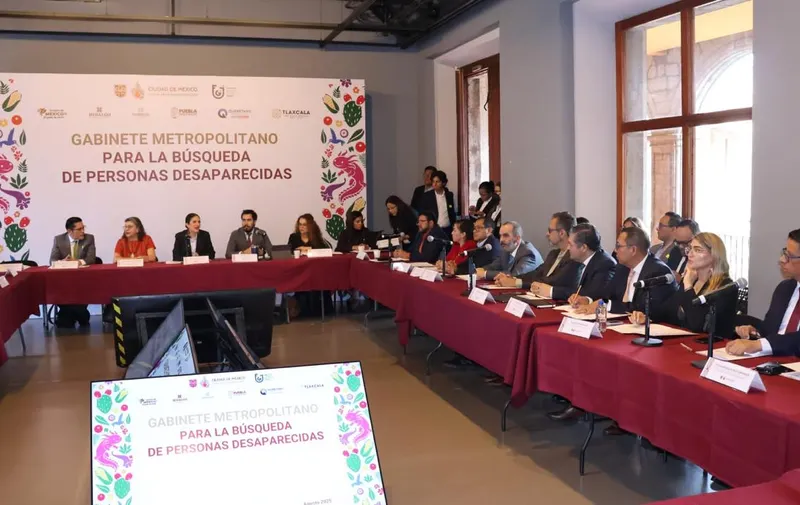 Participa la FGE de Puebla en Sesión del Gabinete Metropolitano para la Búsqueda de Personas Desaparecidas en la Ciudad de México