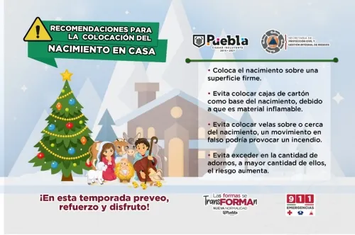 PC Municipal emite recomendaciones para temporada decembrina