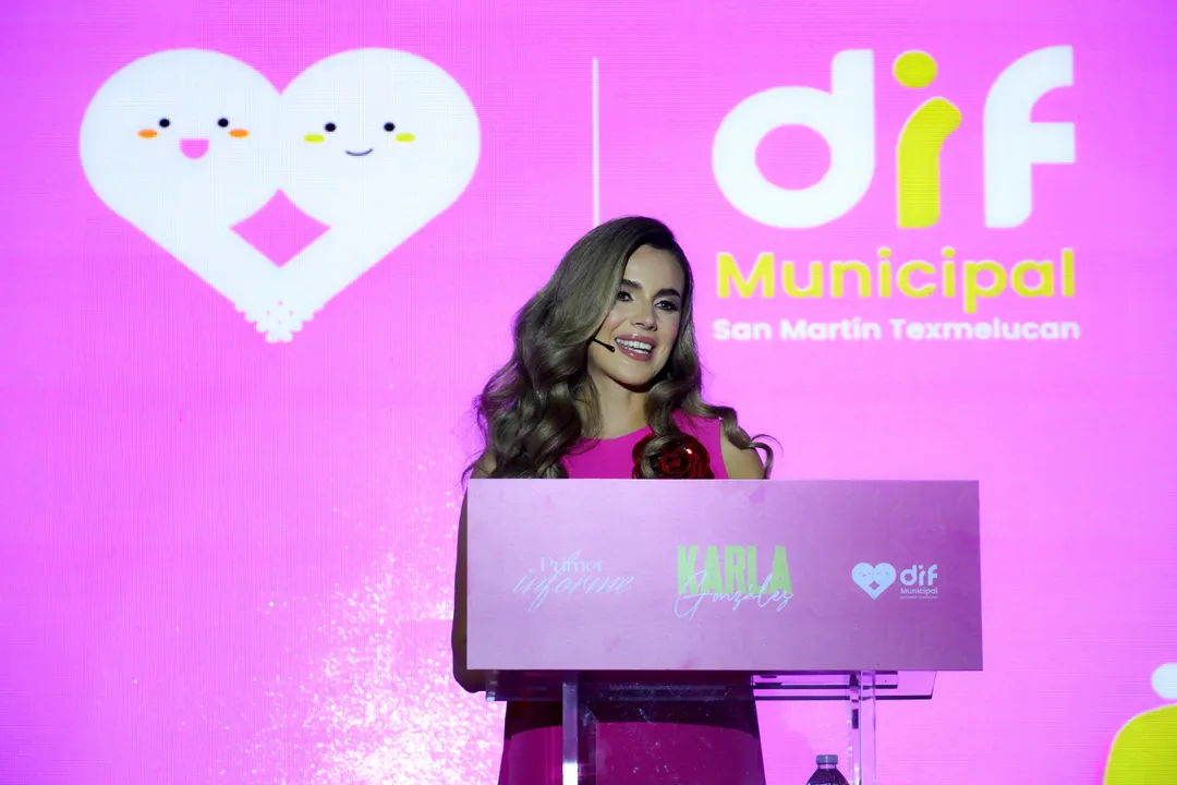 Karla González Martínez, presidenta del DIF Texmelucan