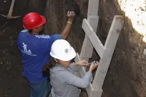 Bajo supervisión del INAH, continúan trabajos del distribuidor de Cholula