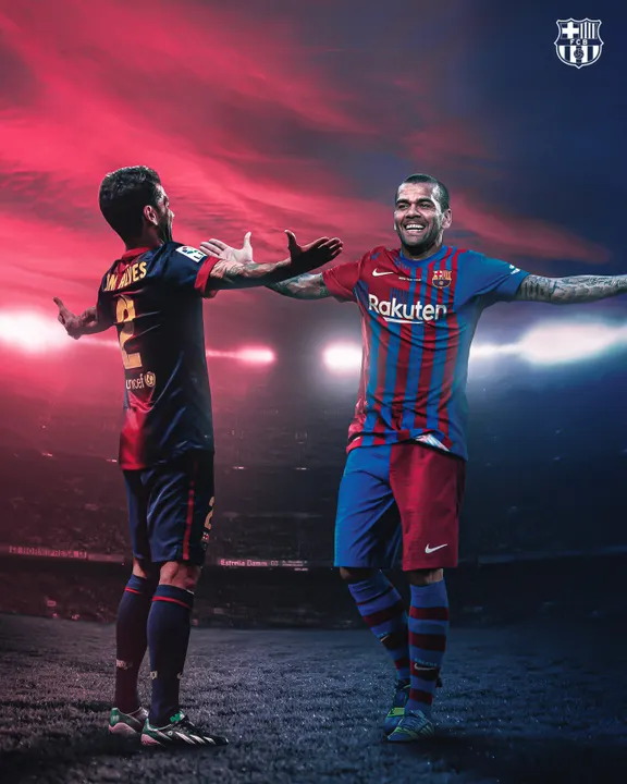 Dani Alves será el jugador con el salario más bajo del primer equipo del Barcelona