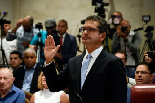 Pierluisi juramenta como nuevo gobernador de Puerto Rico