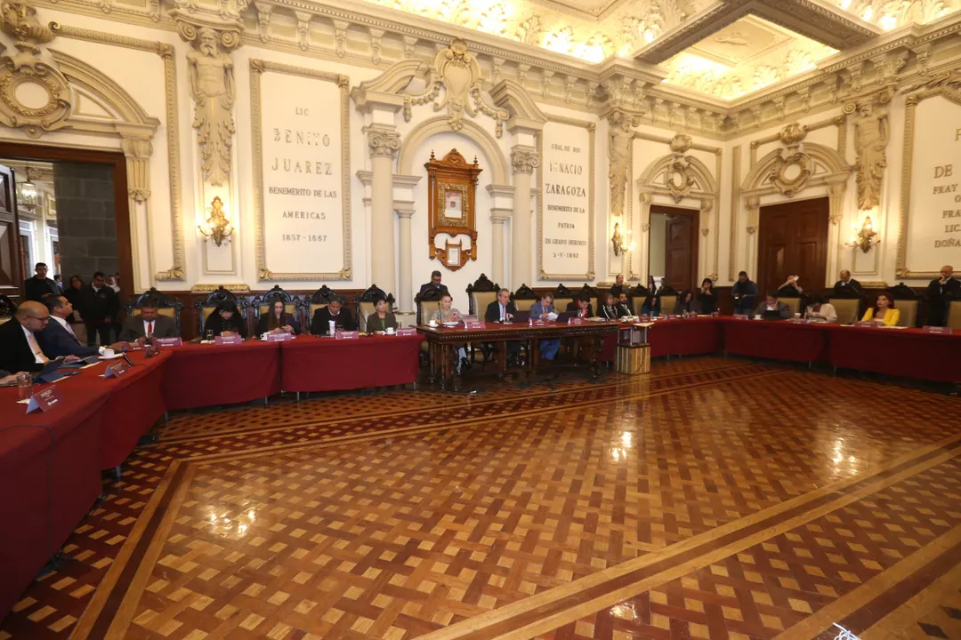 Sesión de Cabildo del Ayuntamiento de Puebla