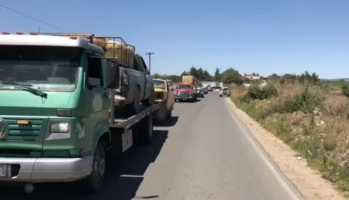 Recuperan en Tlahuapan siete vehículos que eran utilizados para transportar combustible robado