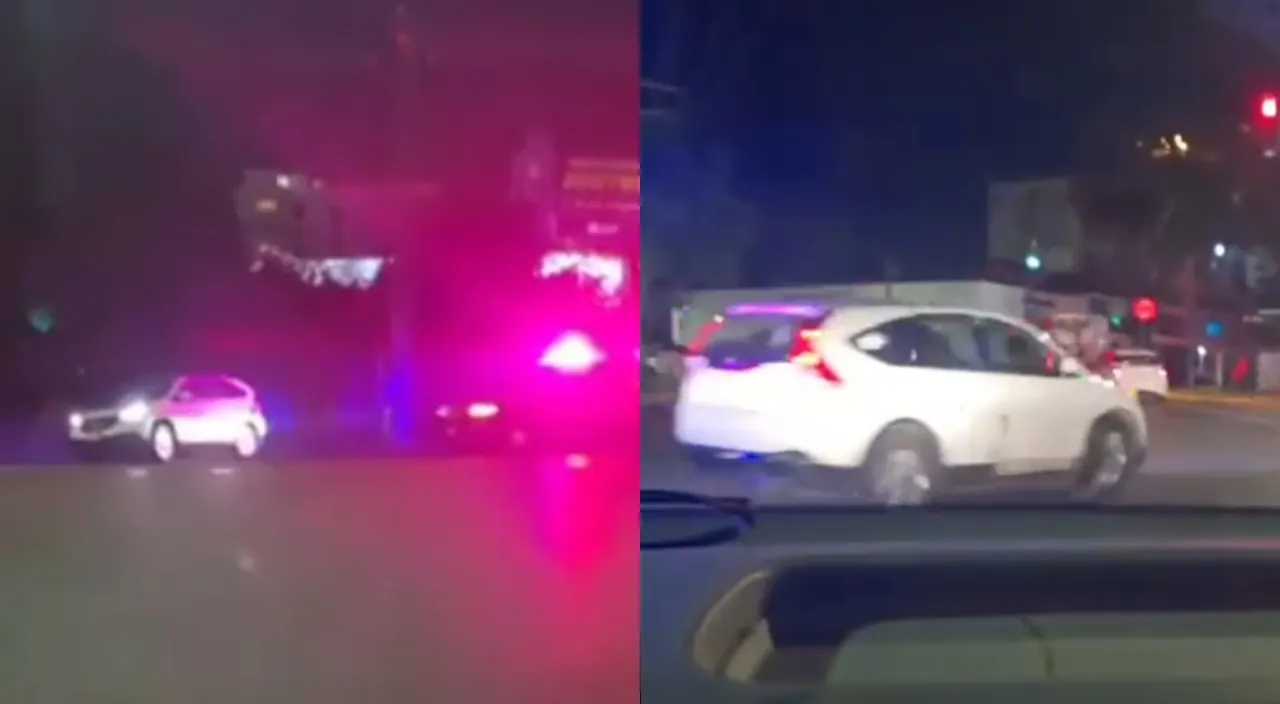 Persecución en el bulevar Valsequillo y 5 de Mayo