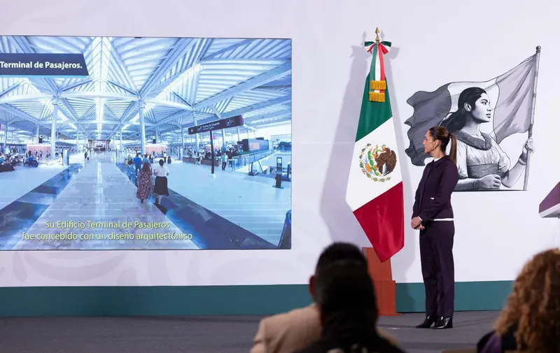 Destaca Claudia Sheinbaum al AIFA como un aeropuerto en crecimiento