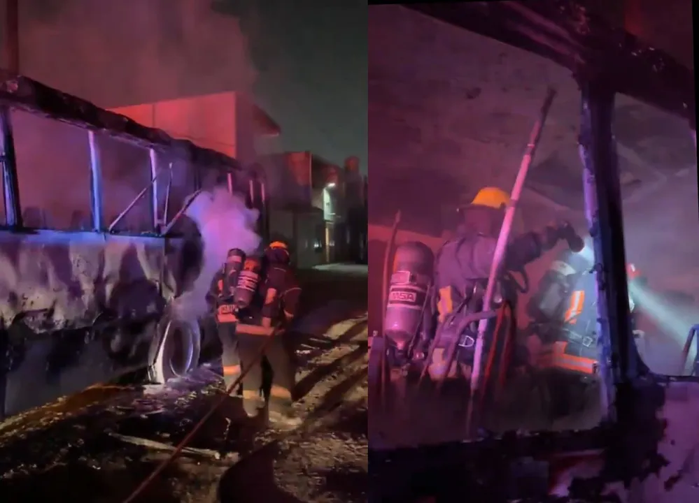 Ruta Morados arde en llamas en Arboledas de Amalucan