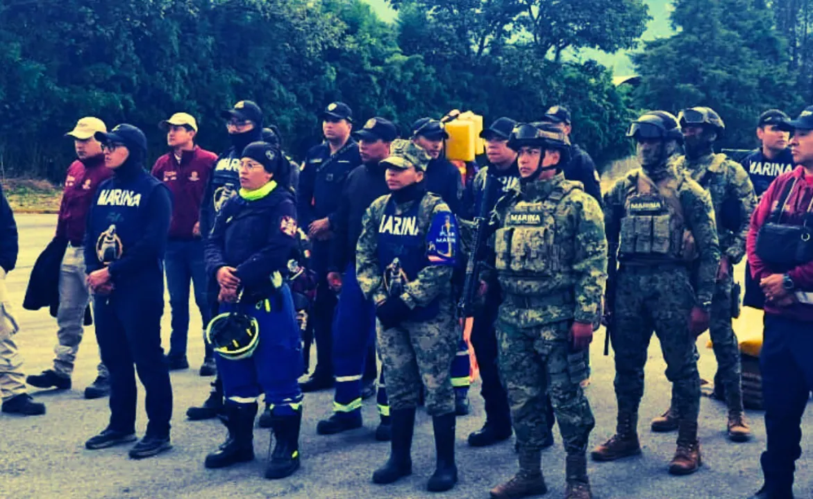 Búsqueda del menor Liam Tadeo en Huauchinango continúa con apoyo de Marina, Sedena y supervisión de Sheinbaum, informa SSP