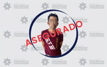 Policías municipales aseguran a presunto asaltante de tiendas de conveniencia