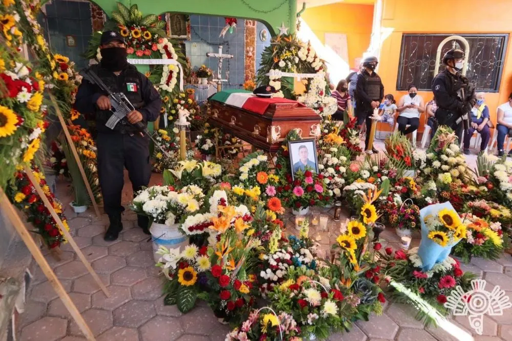 Realiza SSP homenaje a elementos caídos en cumplimiento de su deber