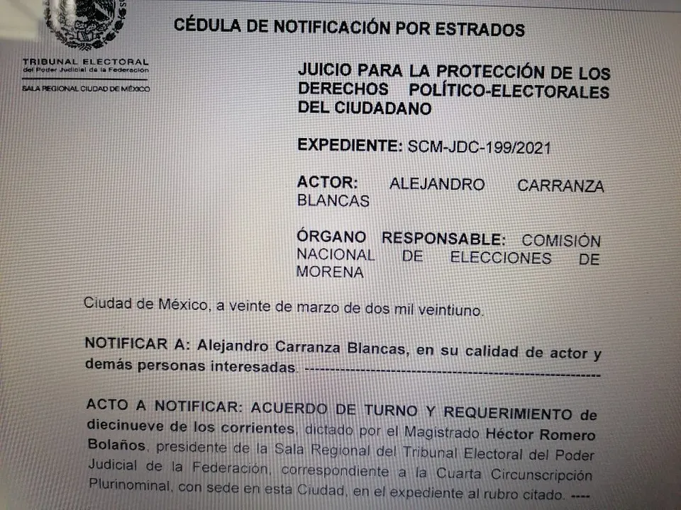 Aumentan denuncias en TEPJF por falta de transparencia en candidaturas de Morena 