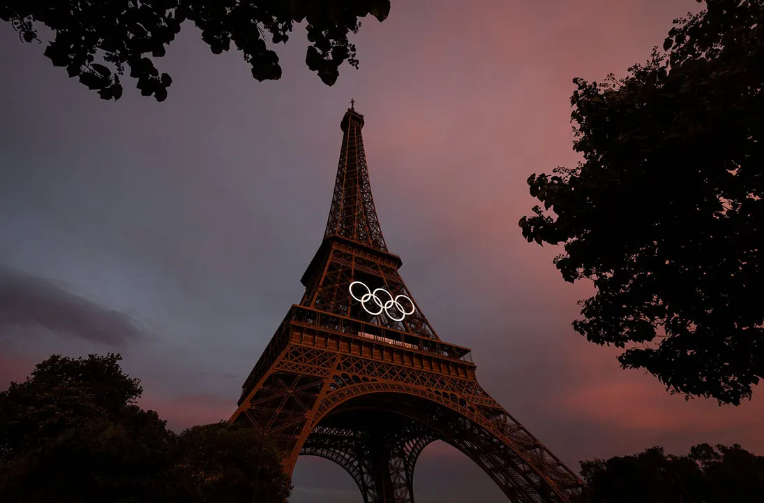 Paris Torre Eiffel Juegos Olimpicos