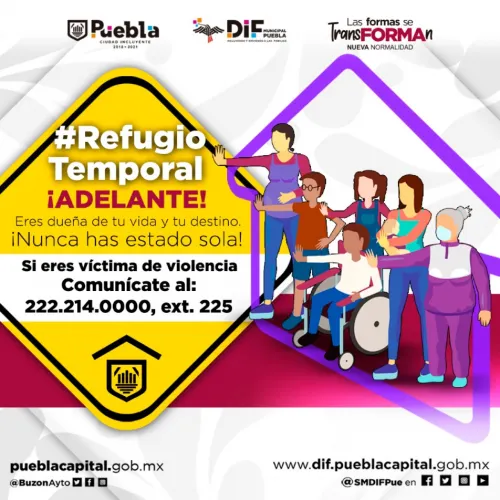Ayuntamiento de Puebla respalda a mujeres víctimas violencia, con refugio temporal y acompañamiento