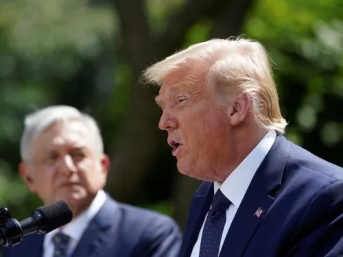 ‘Somos amigos, aliados y socios’, afirma Trump tras reunión con López Obrador