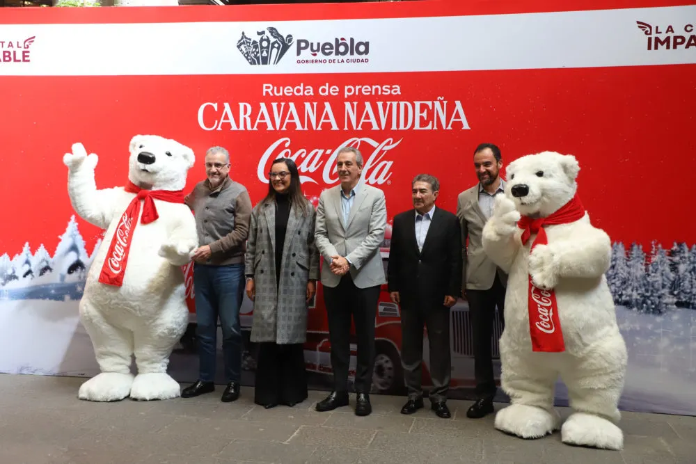 Puebla espera 500 mil visitantes para la Caravana Coca-Cola el próximo 4 de diciembre