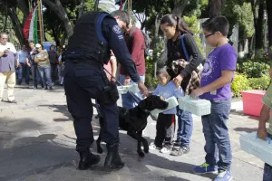 Integran al Grupo Canino K9 al operativo de Semana Santa