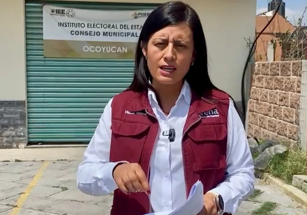 Antorcha Campesina y PAN secuestraron Concejo Municipal Electoral en Ocoyucan, denuncia Violeta Becerril