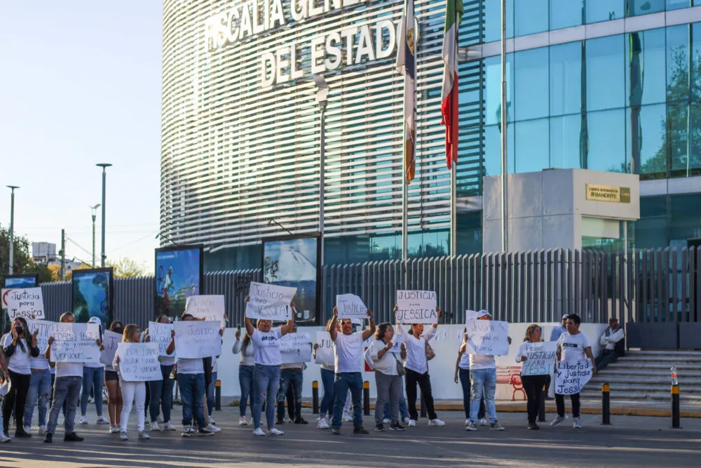 Manifestación tras detención de Jessica N.,