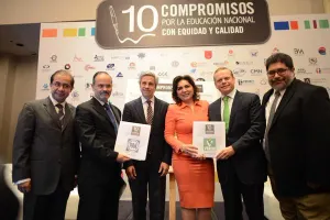 Cinco partidos firman compromisos por la educación de Mexicanos Primero