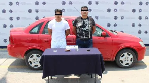 Detienen a dos probables asaltantes de cuentahabientes ; ya se encuentran en Prisión