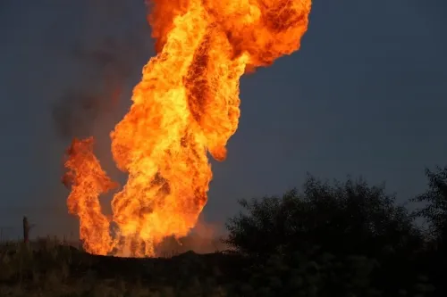 VIDEO: Flamazo por fuga de gas LP  en Almecatla deja seis heridos