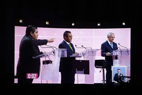 #Debate2019: Barbosa Salió Ileso del Nado Sincronizado entre Cárdenas y Jiménez Merino…