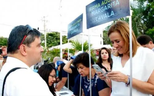 Margarita Zavala instalará 100 módulos en el país para recabar firmas
