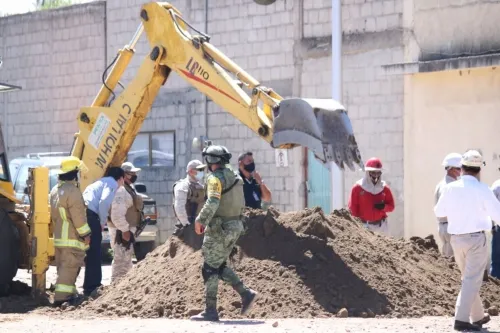 Huachitunel en la Jorge Murad era un inmueble disfrazado de un negocio de carrocerías