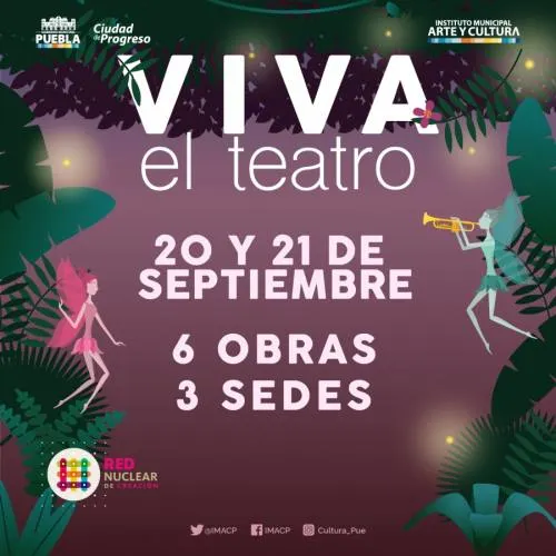 “Viva el Teatro”, jornada de arte escénico en la ciudad