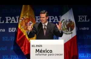 EPN presume baja en delincuencia durante viaje a España