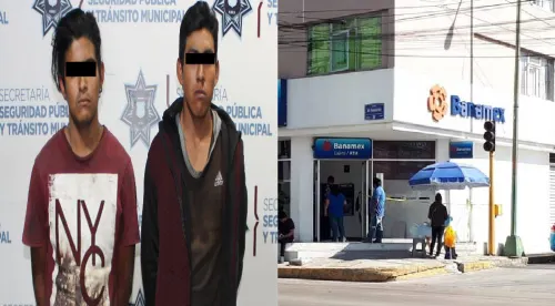 Intentan asaltar cajero de Banamex en la colonia Volcanes