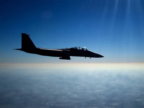 Avión militar de EU se estrella en el mar del Norte