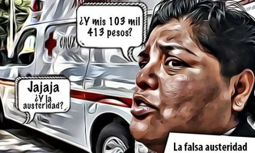 La falsa austeridad de Karina Pérez Popoca