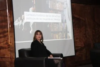Magistrada presidenta del TEEP participa en las conferencias “Mujeres Líderes Mexicanas”