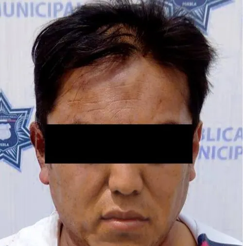 Detiene policía municipal de Puebla a hombre por lesiones