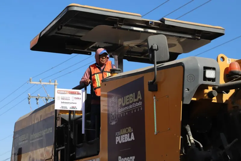 Rehabilitación de la Prolongación de la 11 Sur mejorará conectividad y movilidad en Puebla