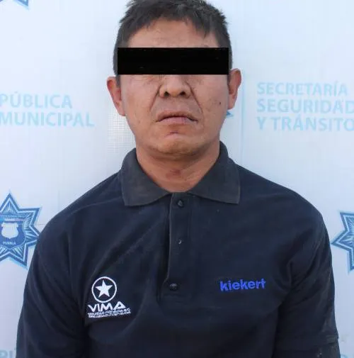 Detienen fuerzas municipales de Puebla a probable agresor sexual