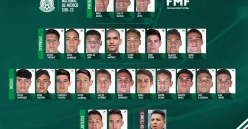 “Tri” sub 20 trabaja en CAR para Copa del Mundo Polonia 2019