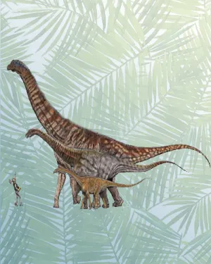 Descubren en Brasil un dinosaurio de más de 25 metros de longitud
