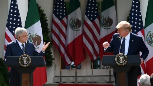 Quise estar aquí para agradecer que ha sido respetuoso con nuestros paisanos, dice AMLO a Trump