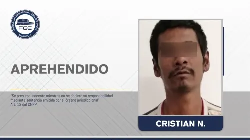 Fiscalía Puebla cumplió reaprehensión de hombre por narcomenudeo