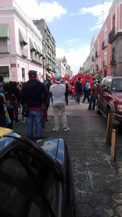 Antorcha Campesina toma las calles de la capital poblana 