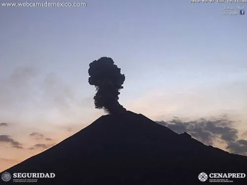 El Popocatépetl no para: explosiones, exhalaciones, sismos…