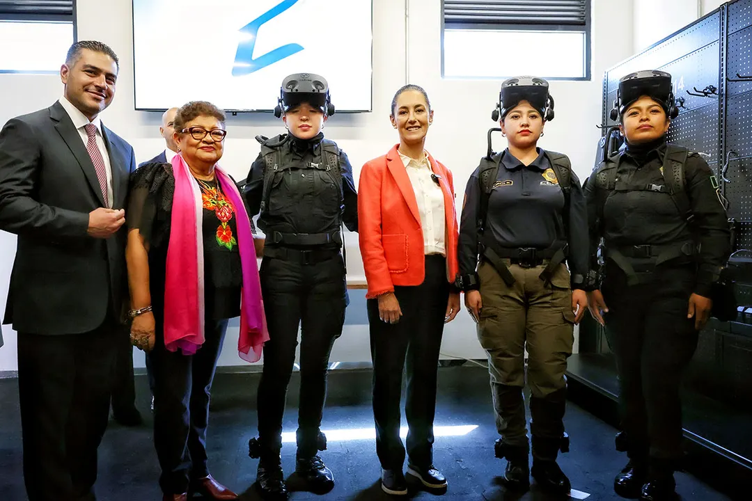 Claudia Sheinbaum Centro De Realidad Virtual Policia Cdmx
