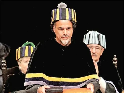 Alejandro G. Iñárritu es reconocido en la UNAM