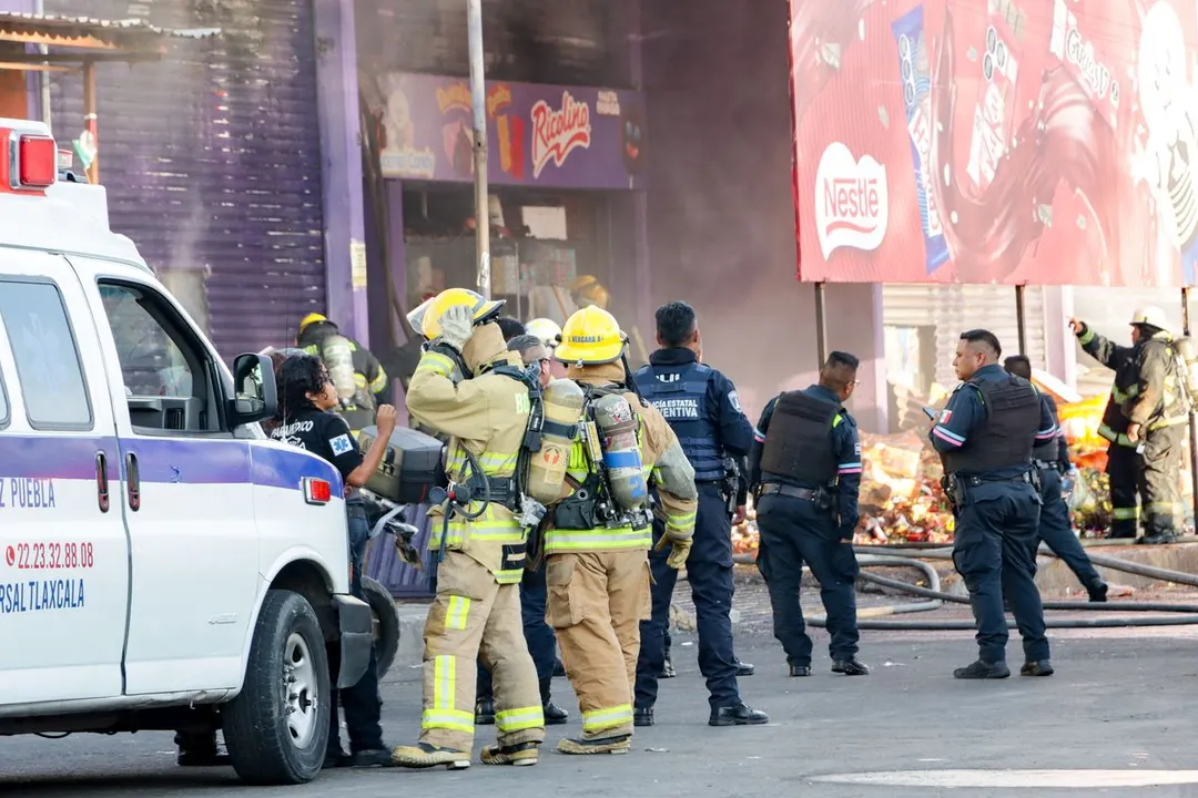 Incendio Dulceria Candy Central De Abasto
